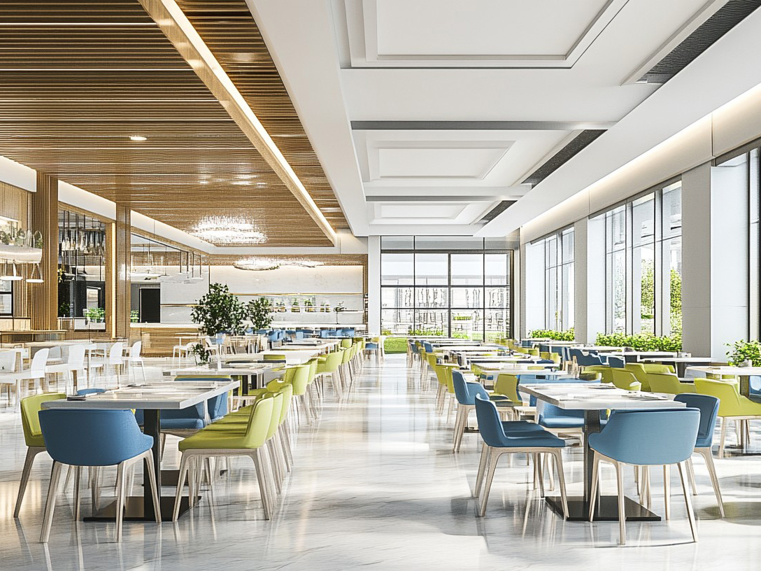 不同規(guī)模食堂裝修風(fēng)格選擇建議