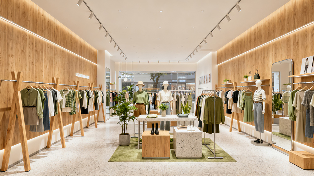 女裝店鋪裝修選什么風格和色調好看？