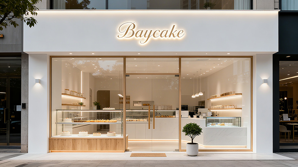 第5張蛋糕店門頭裝修設(shè)計(jì)效果圖
