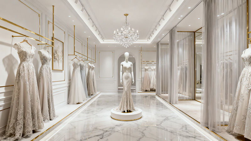禮服店裝修效果圖